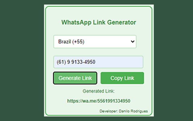 WhatsApp Link Generator Without Phone Number for instant chat link creation